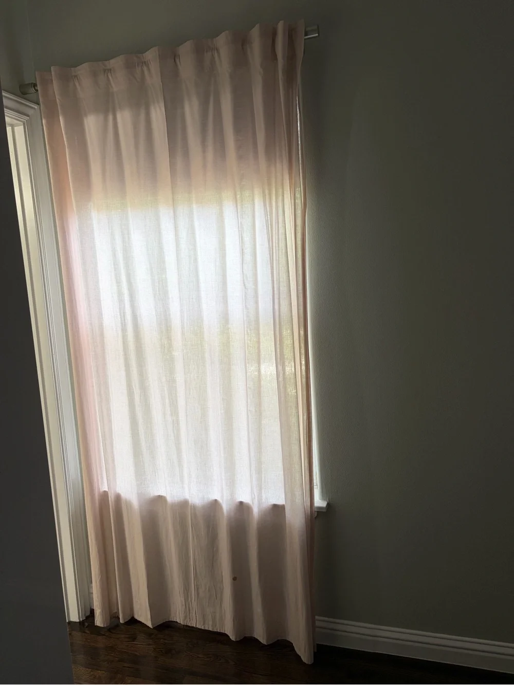 IKEA Pale Pink Curtain Panels Pair